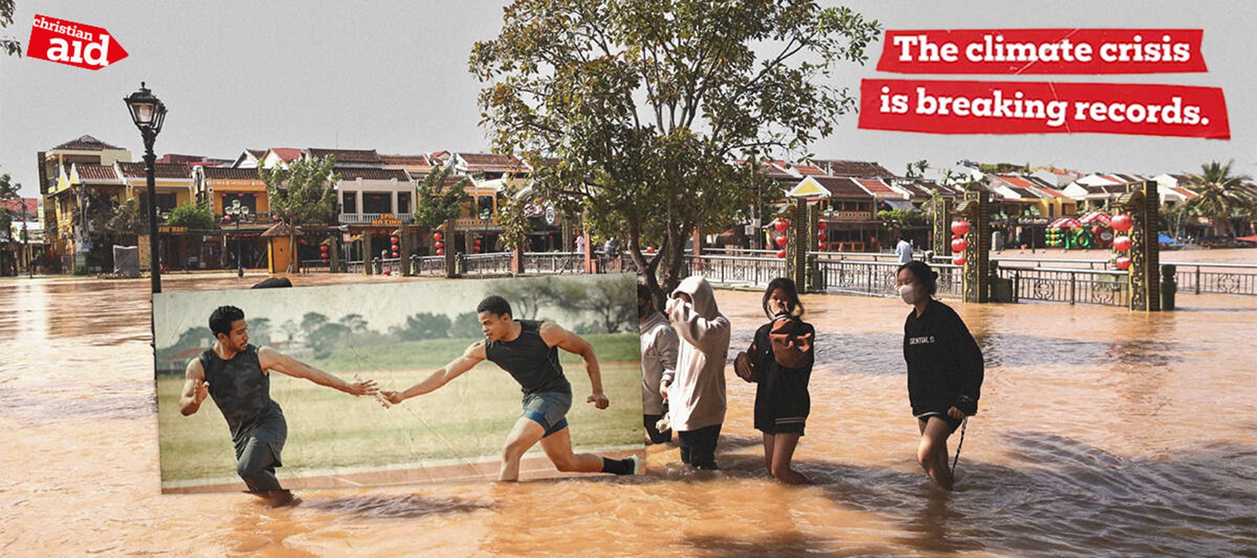 Christian Aid’s ‘join the race’ campaign spotlights the climate crisis at the Paris 2024 Olympic Games